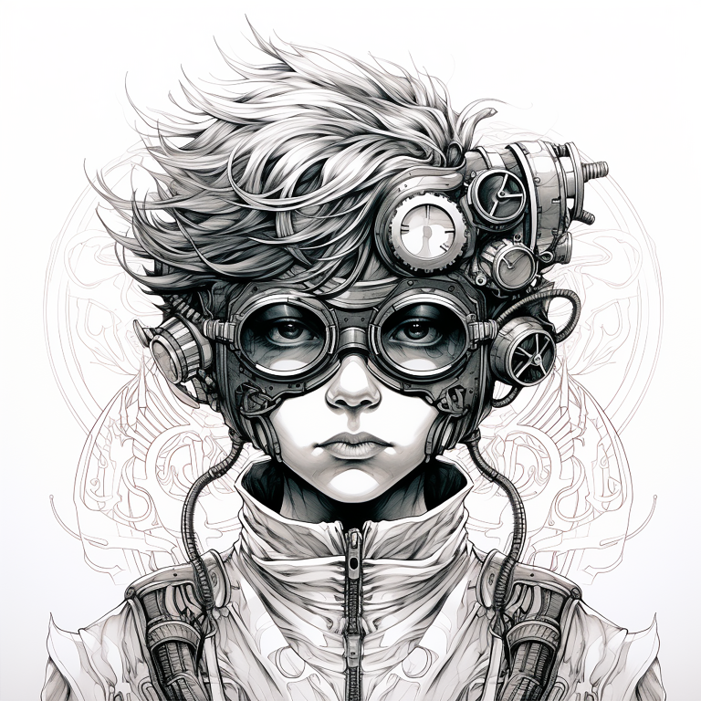 DIGITAL DOWNLOAD FILE- Steampunk Portraits