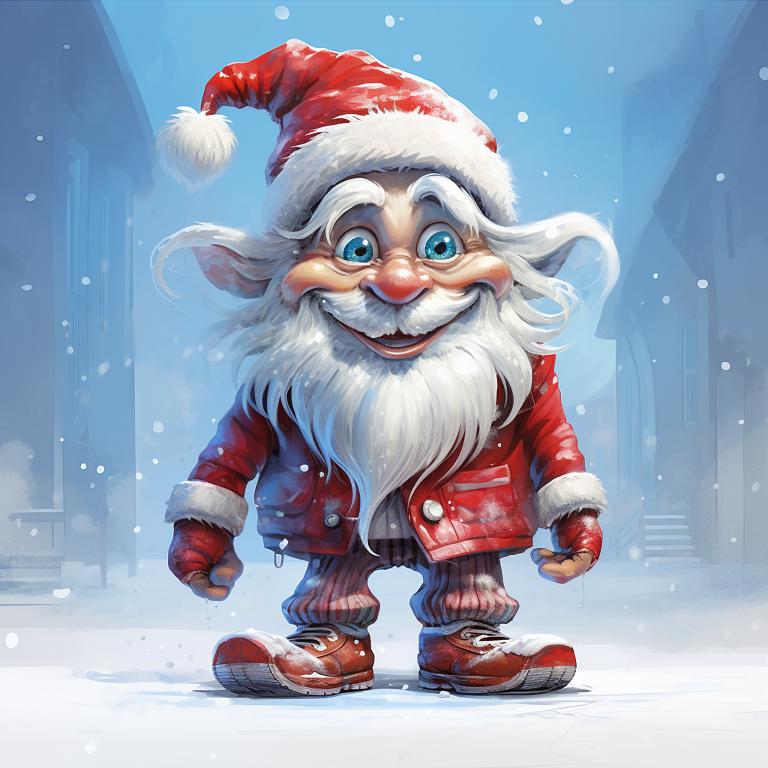 DIGITAL DOWNLOAD FILE- Quirky Santas