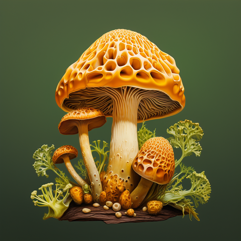 DIGITAL DOWNLOAD FILE- Whimsical Mushrooms