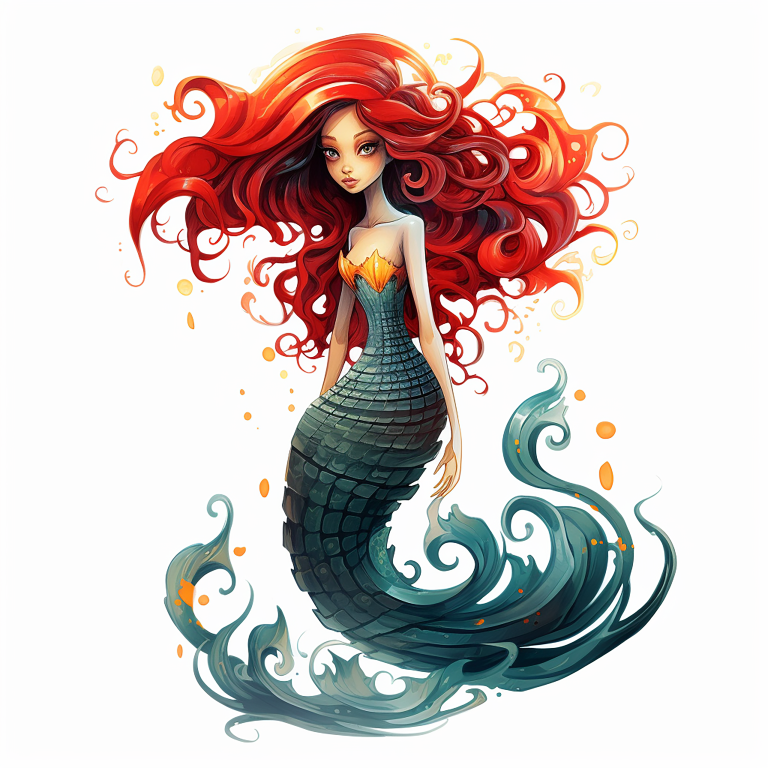 DIGITAL DOWNLOAD FILE- Whimsical Mermaids