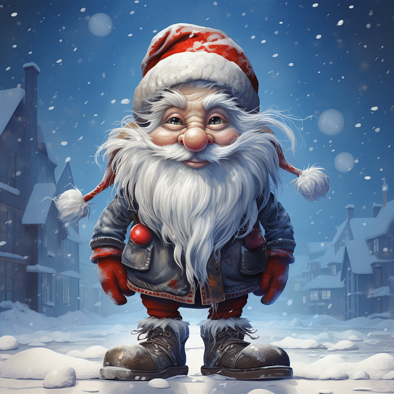 DIGITAL DOWNLOAD FILE- Quirky Santas