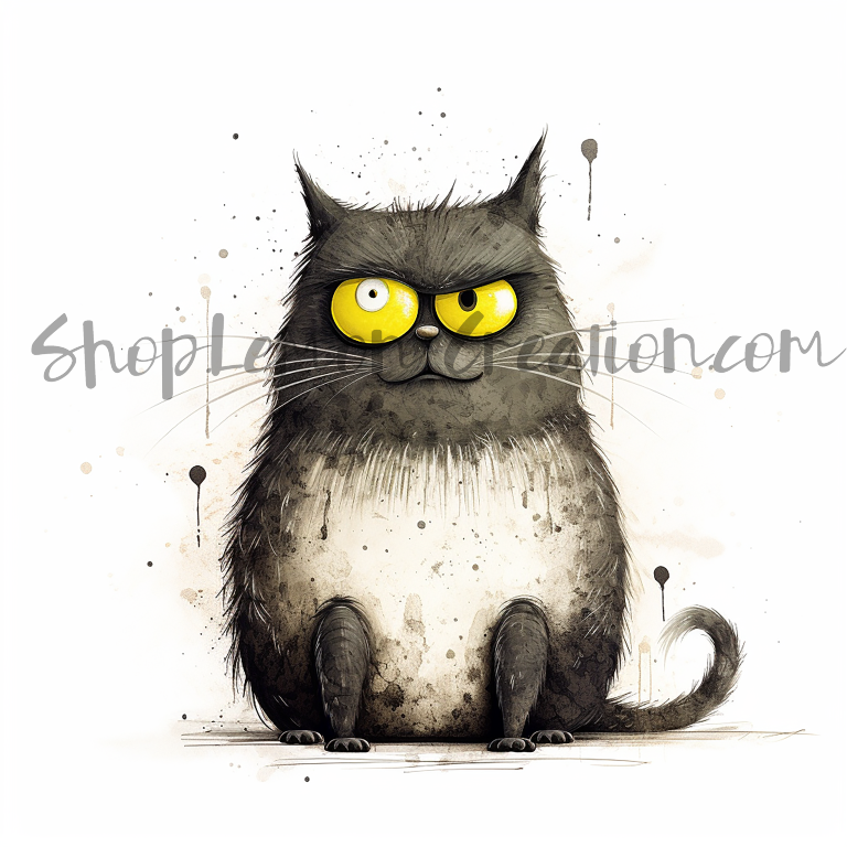 DIGITAL DOWNLOAD FILE- Crazy Cats