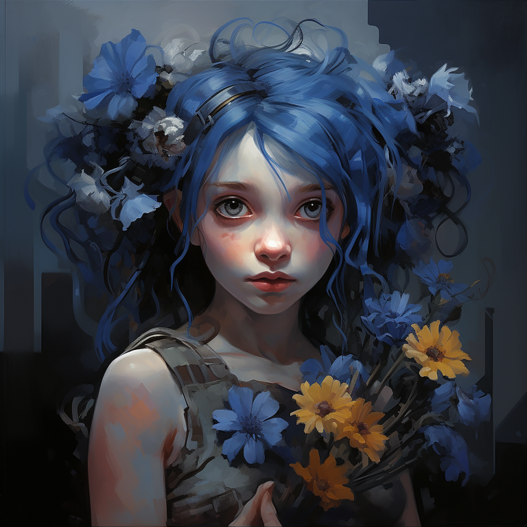 DIGITAL DOWNLOAD FILE- Steampunk Flower Girls