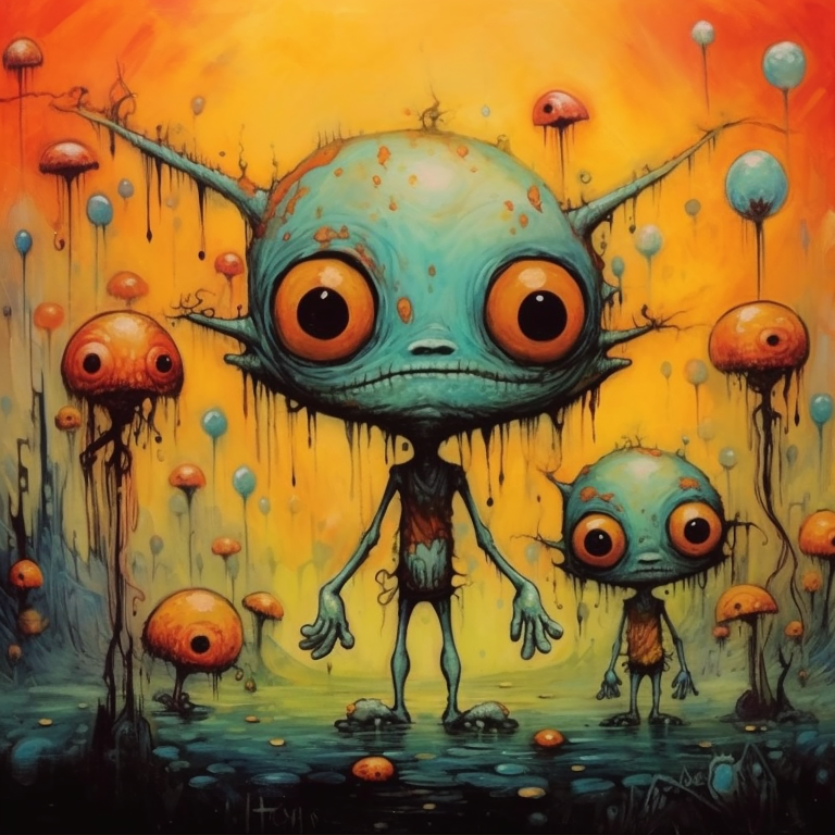 DIGITAL DOWNLOAD FILE-Weird Aliens
