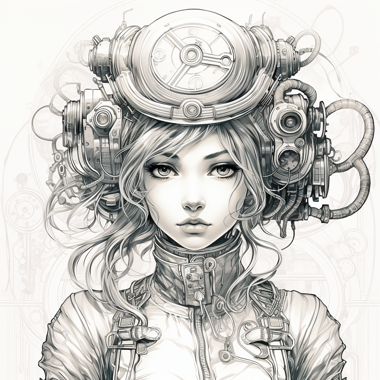 DIGITAL DOWNLOAD FILE- Steampunk Portraits