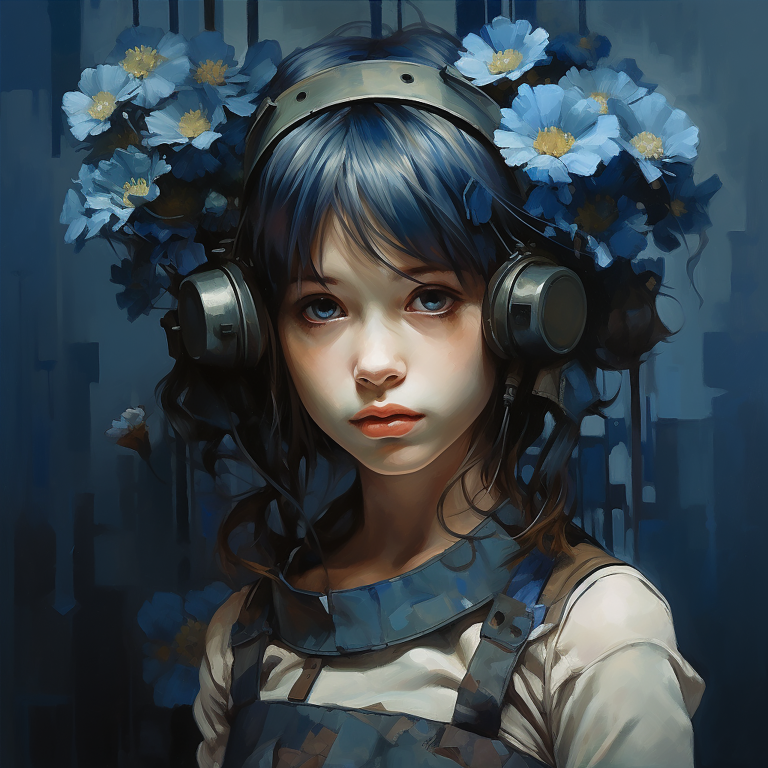 DIGITAL DOWNLOAD FILE- Steampunk Flower Girls