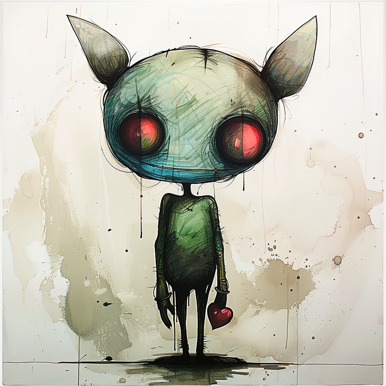 DIGITAL DOWNLOAD FILE- Cute Weird Monsters