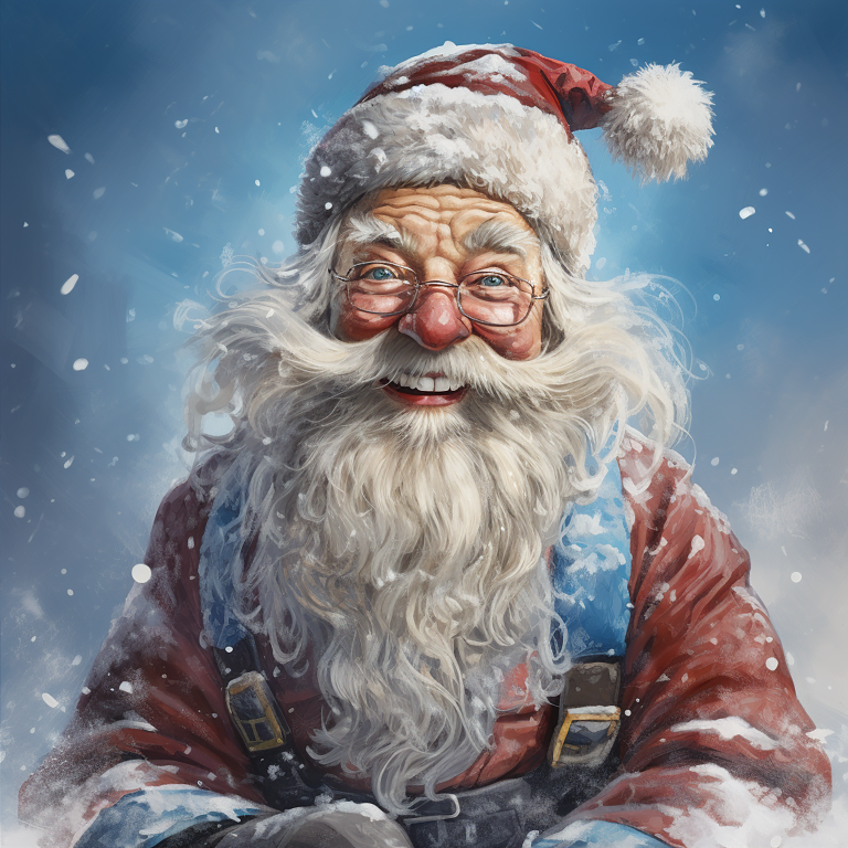 DIGITAL DOWNLOAD FILE- Quirky Santas