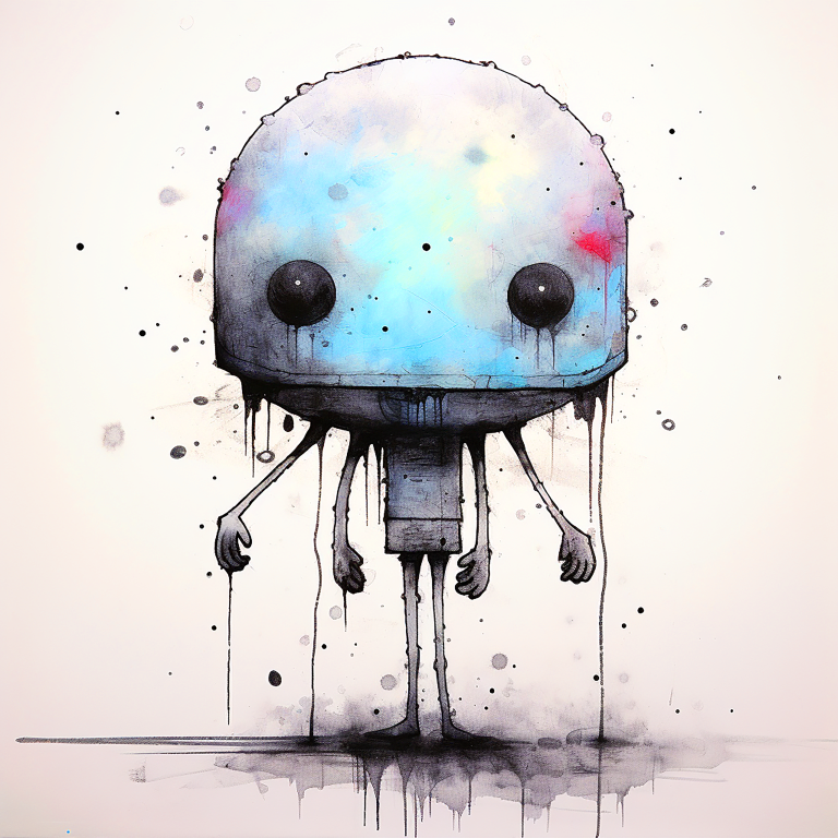 DIGITAL DOWNLOAD FILE- Cute Weird Monsters