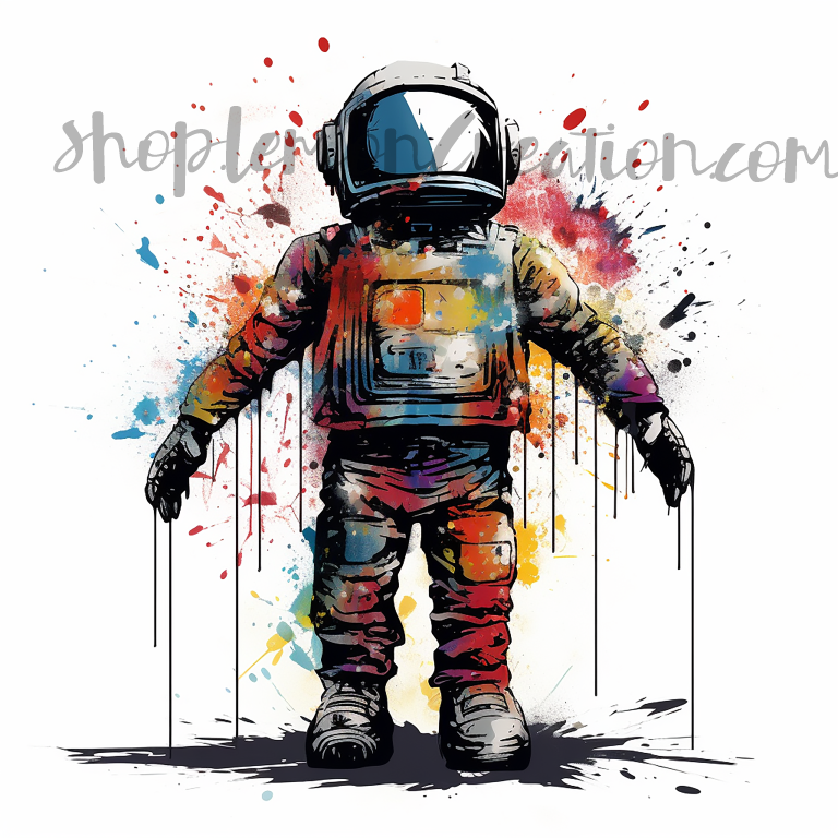 DIGITAL DOWNLOAD FILE- Rainbow Graffitti Robots and Else