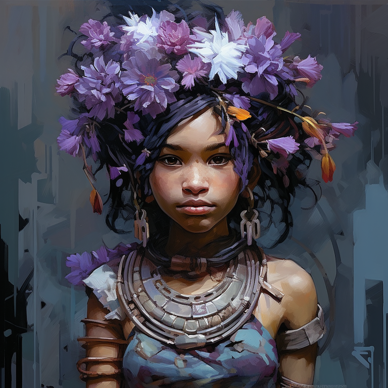 DIGITAL DOWNLOAD FILE- Steampunk Flower Girls