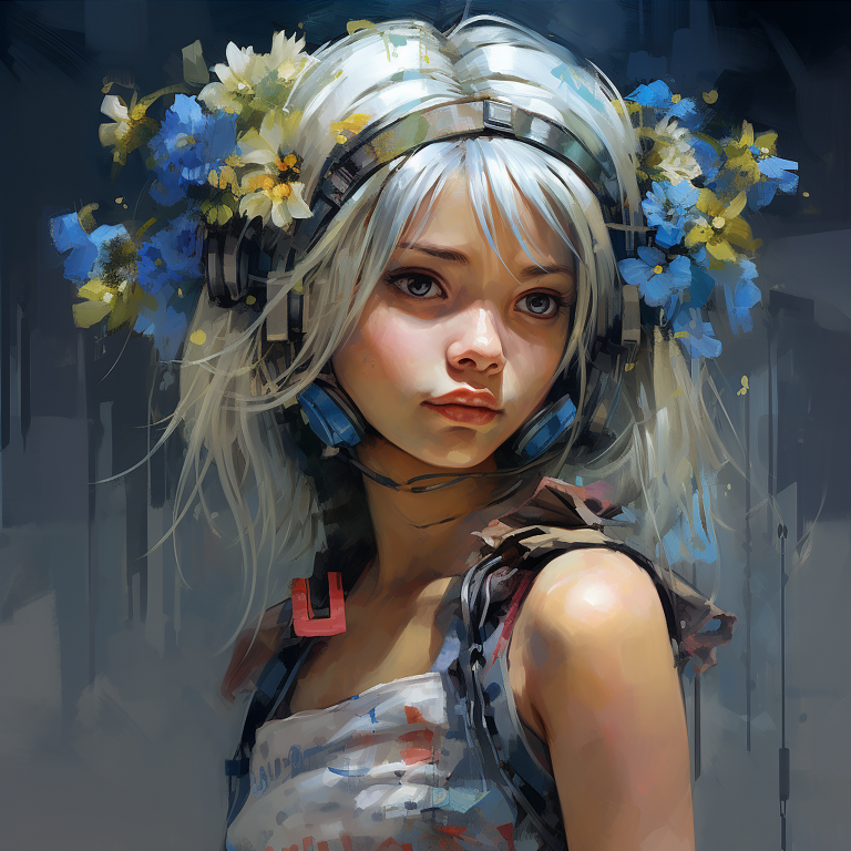 DIGITAL DOWNLOAD FILE- Steampunk Flower Girls