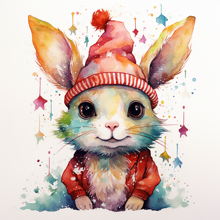 DIGITAL DOWNLOAD FILE- Winter & Christmas Animals