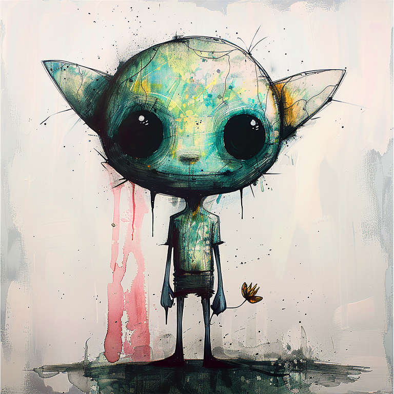 DIGITAL DOWNLOAD FILE- Cute Weird Monsters