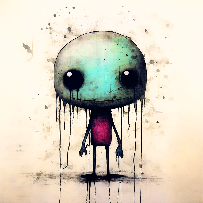 DIGITAL DOWNLOAD FILE- Cute Weird Monsters