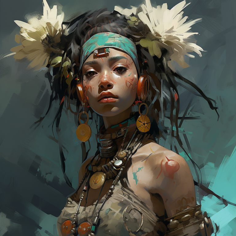 DIGITAL DOWNLOAD FILE- Steampunk Flower Girls