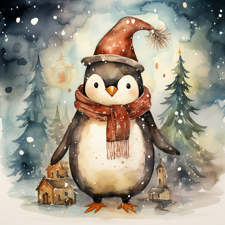 DIGITAL DOWNLOAD FILE- Winter & Christmas Animals