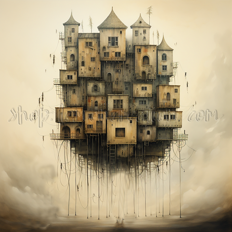 DIGITAL DOWNLOAD FILE- Dystopian Scenery