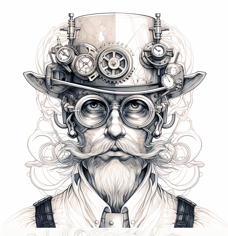 DIGITAL DOWNLOAD FILE- Steampunk Portraits