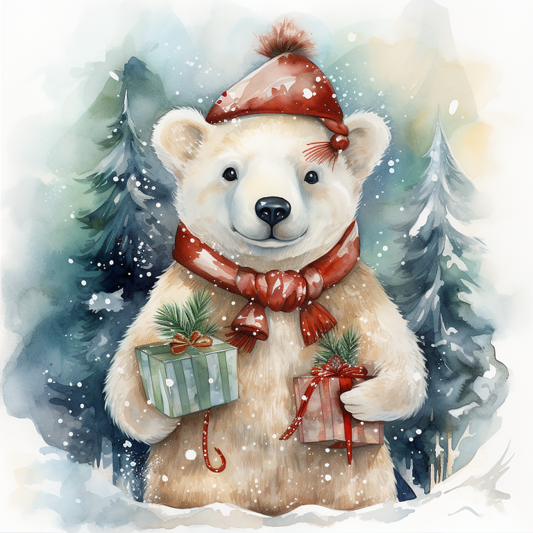 DIGITAL DOWNLOAD FILE- Winter & Christmas Animals