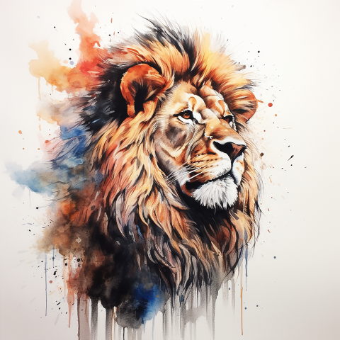 DIGITAL DOWNLOAD FILE- Watercolor Animals