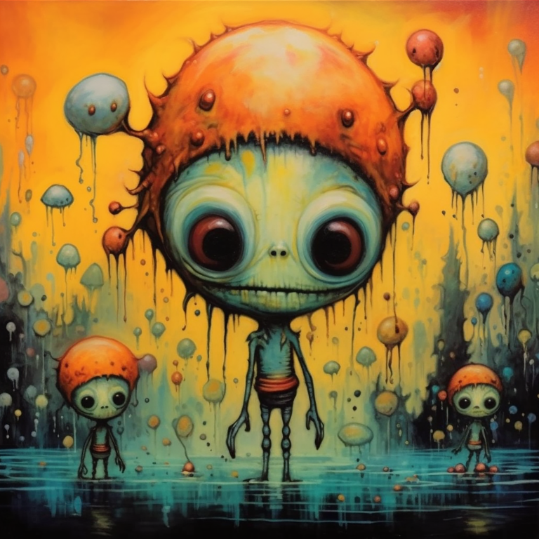 DIGITAL DOWNLOAD FILE-Weird Aliens