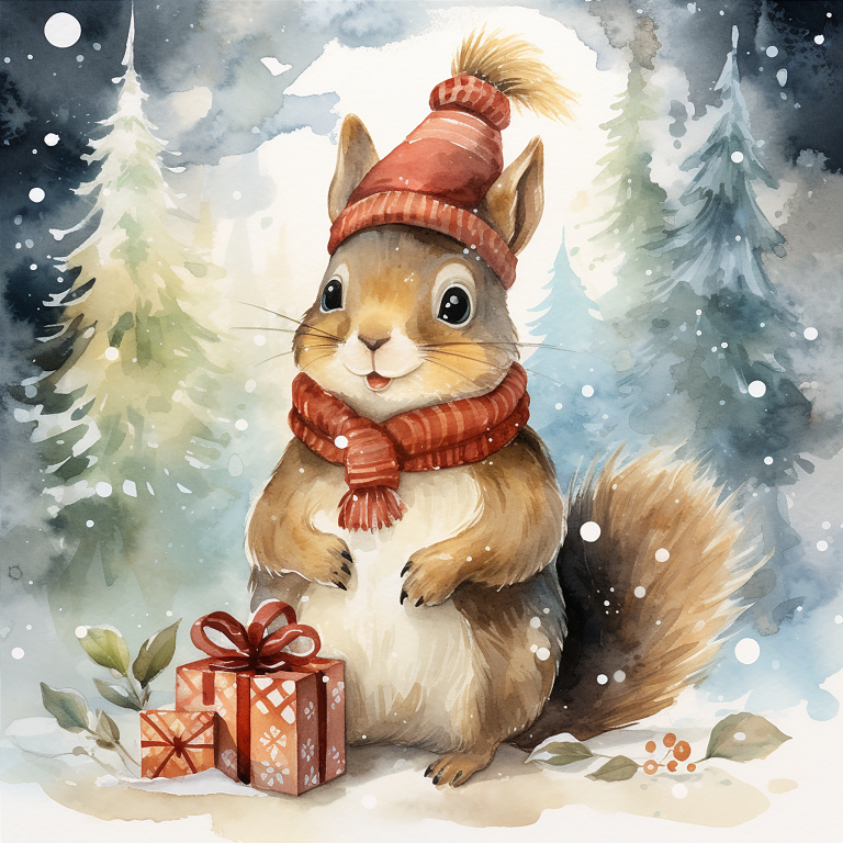 DIGITAL DOWNLOAD FILE- Winter & Christmas Animals