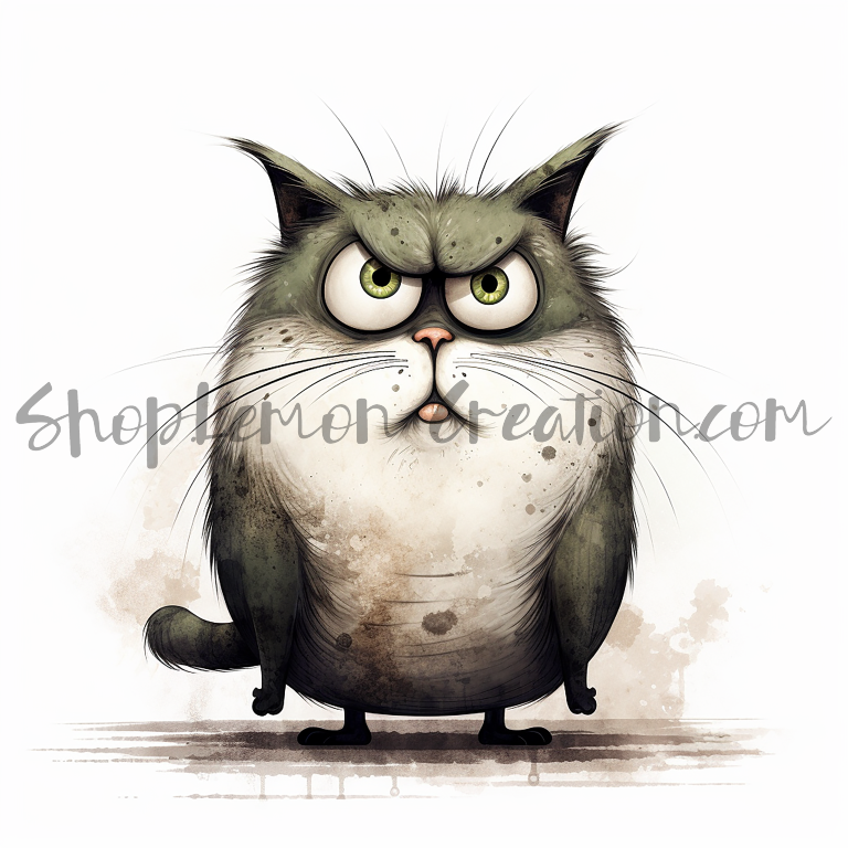 DIGITAL DOWNLOAD FILE- Crazy Cats