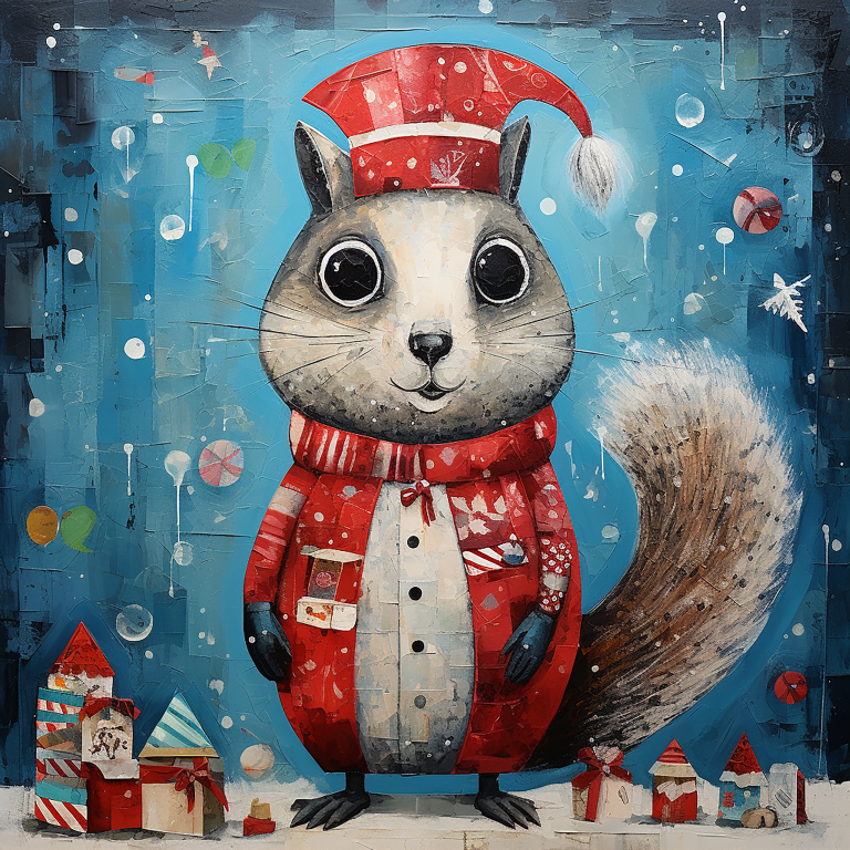 DIGITAL DOWNLOAD FILE- Winter & Christmas Animals