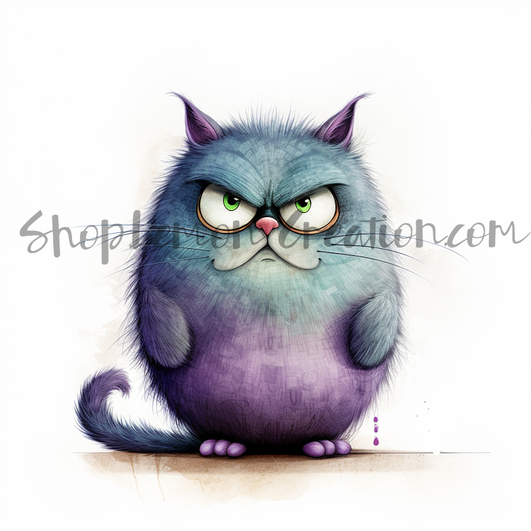 DIGITAL DOWNLOAD FILE- Crazy Cats