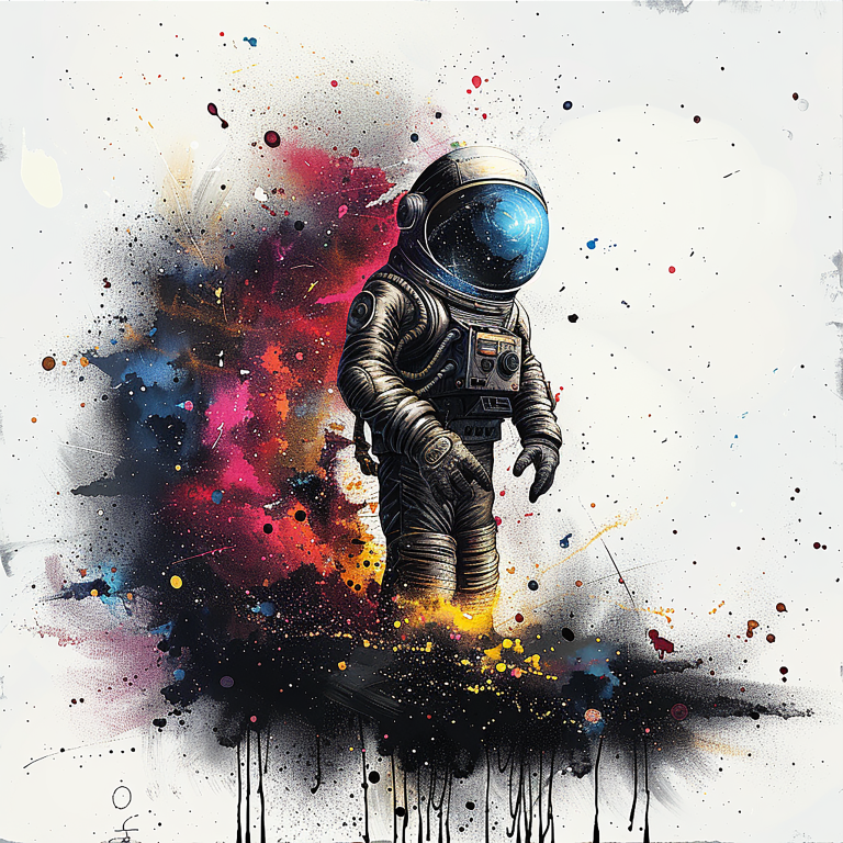 DIGITAL DOWNLOAD FILE- Astronauts- Graffiti