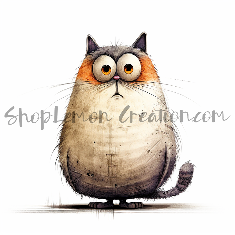 DIGITAL DOWNLOAD FILE- Crazy Cats