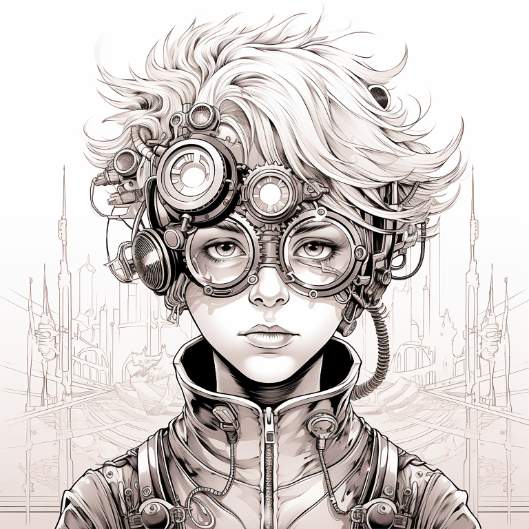 DIGITAL DOWNLOAD FILE- Steampunk Portraits
