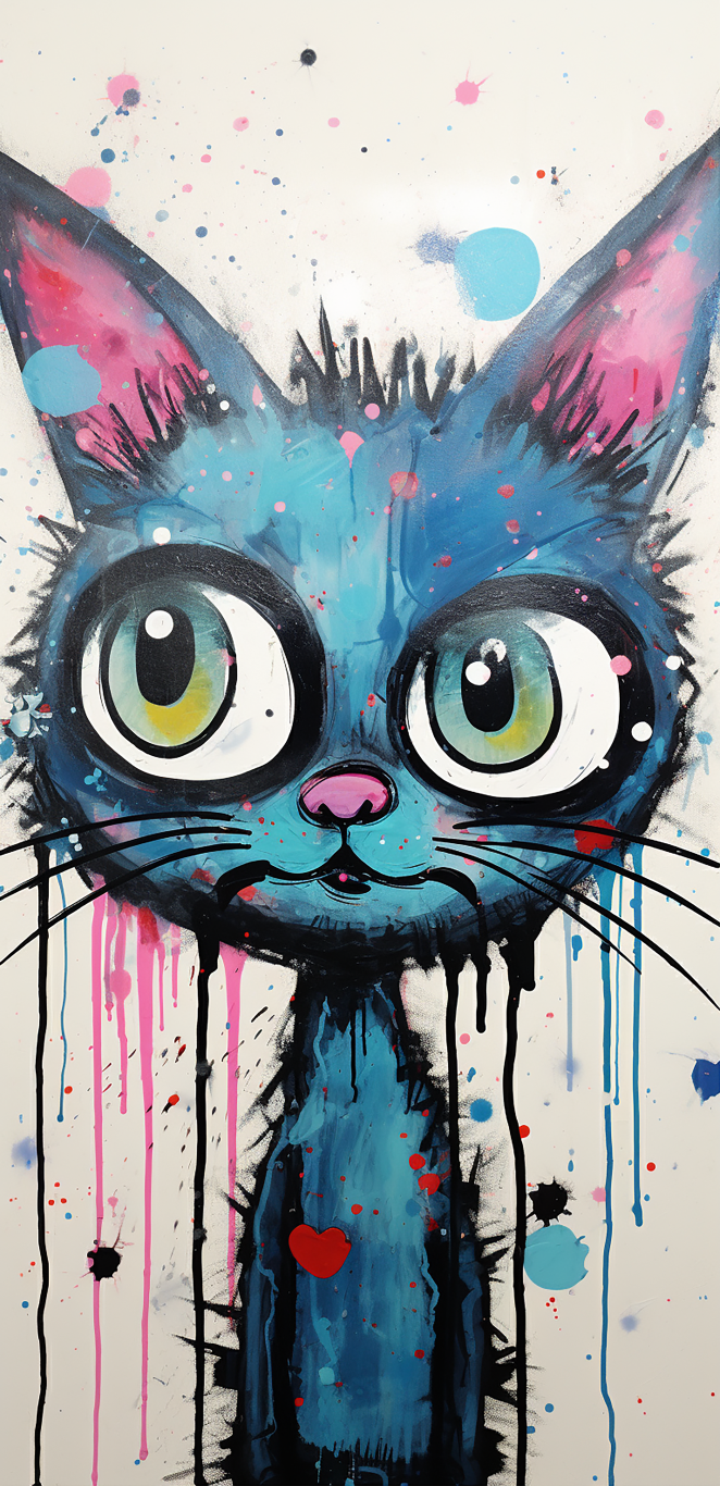 DIGITAL DOWNLOAD FILE- Very Weird Cats