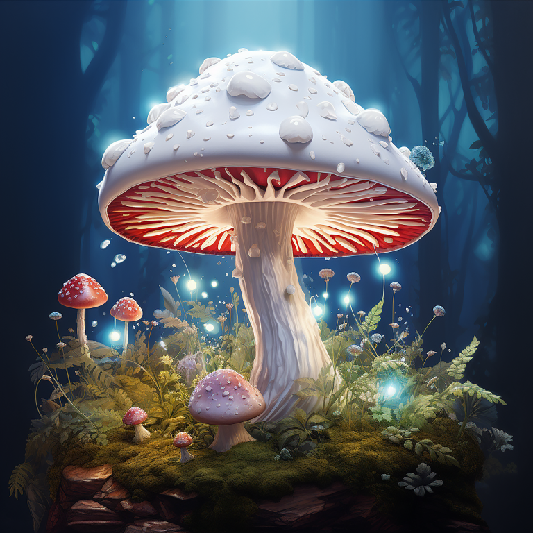DIGITAL DOWNLOAD FILE- Whimsical Mushrooms