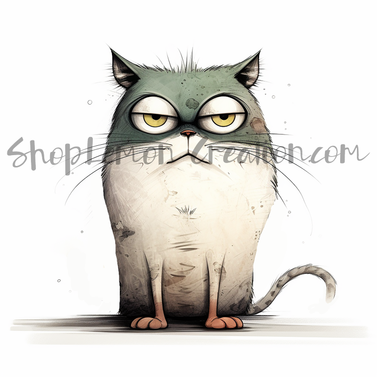 DIGITAL DOWNLOAD FILE- Crazy Cats