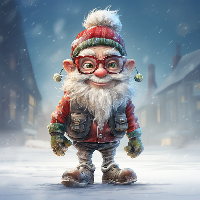 DIGITAL DOWNLOAD FILE- Quirky Santas