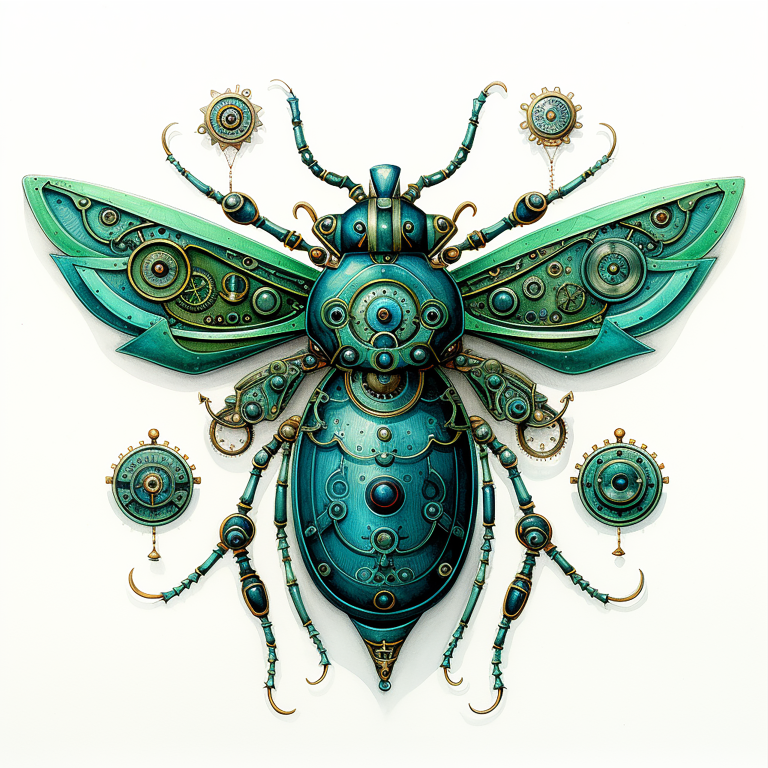 DIGITAL DOWNLOAD FILE- Steampunk Bugs