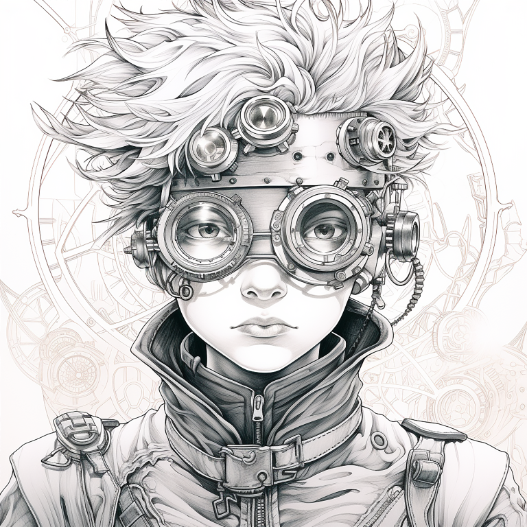 DIGITAL DOWNLOAD FILE- Steampunk Portraits