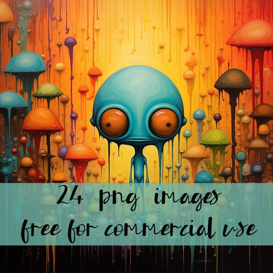 DIGITAL DOWNLOAD FILE-Weird Aliens