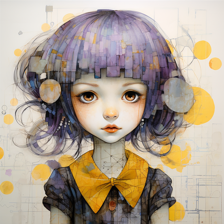 DIGITAL DOWNLOAD FILE- Whimsical Girls/ Innocent Dolls