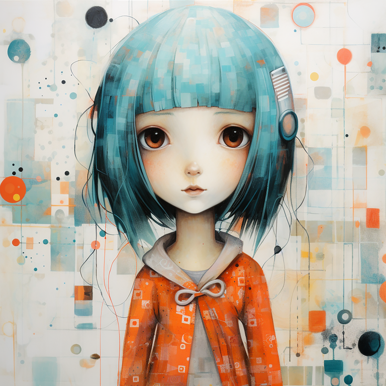 DIGITAL DOWNLOAD FILE- Whimsical Girls/ Innocent Dolls