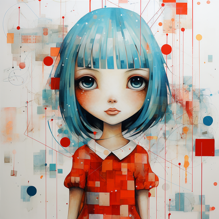 DIGITAL DOWNLOAD FILE- Whimsical Girls/ Innocent Dolls