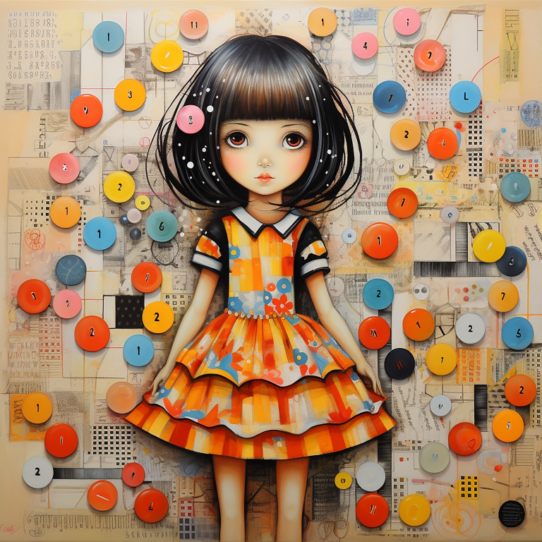 DIGITAL DOWNLOAD FILE- Whimsical Girls/ Innocent Dolls