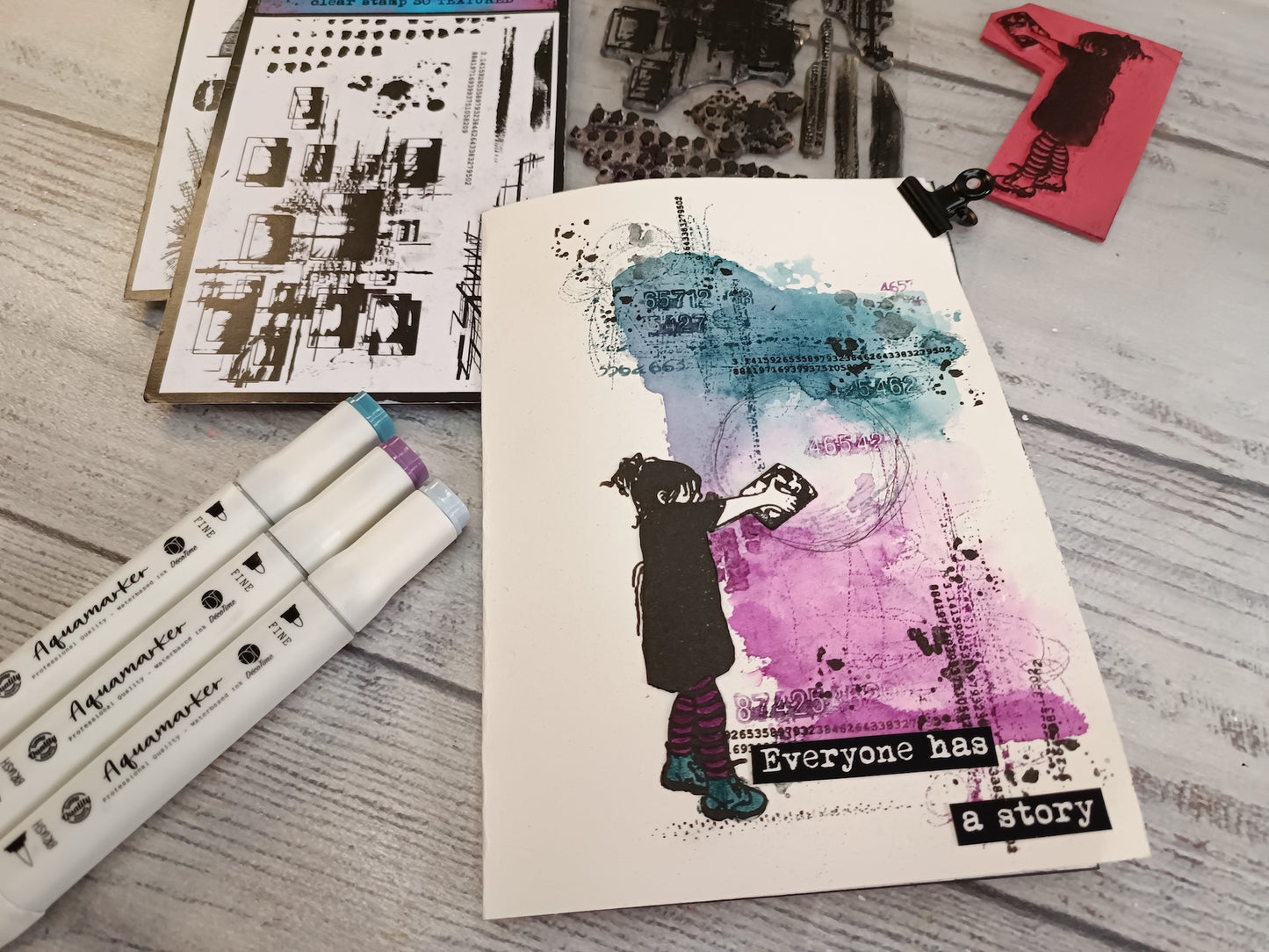 Set of photopolymer  stamps- SO TEXTURED
