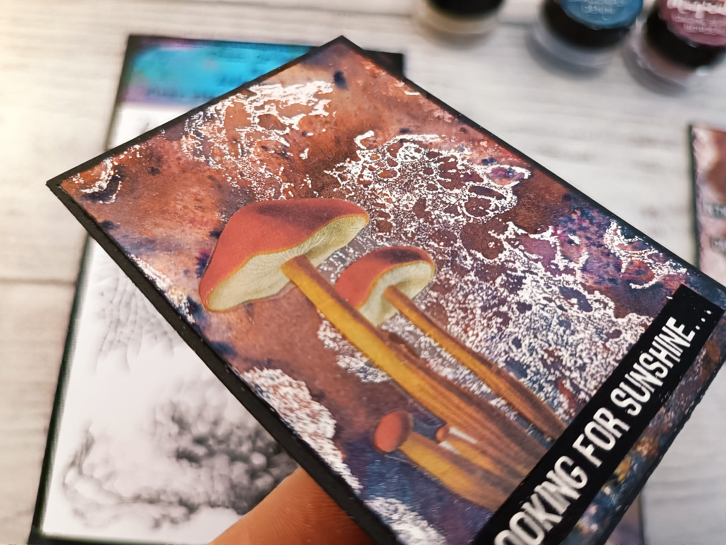Set of photopolymer stamps- IN THE BACKGROUND