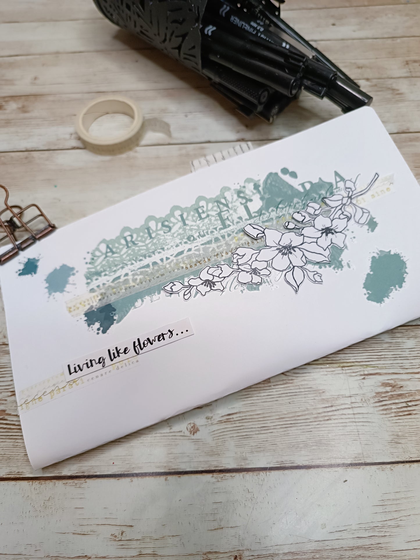 Original Paper Elements- Black & White Garden