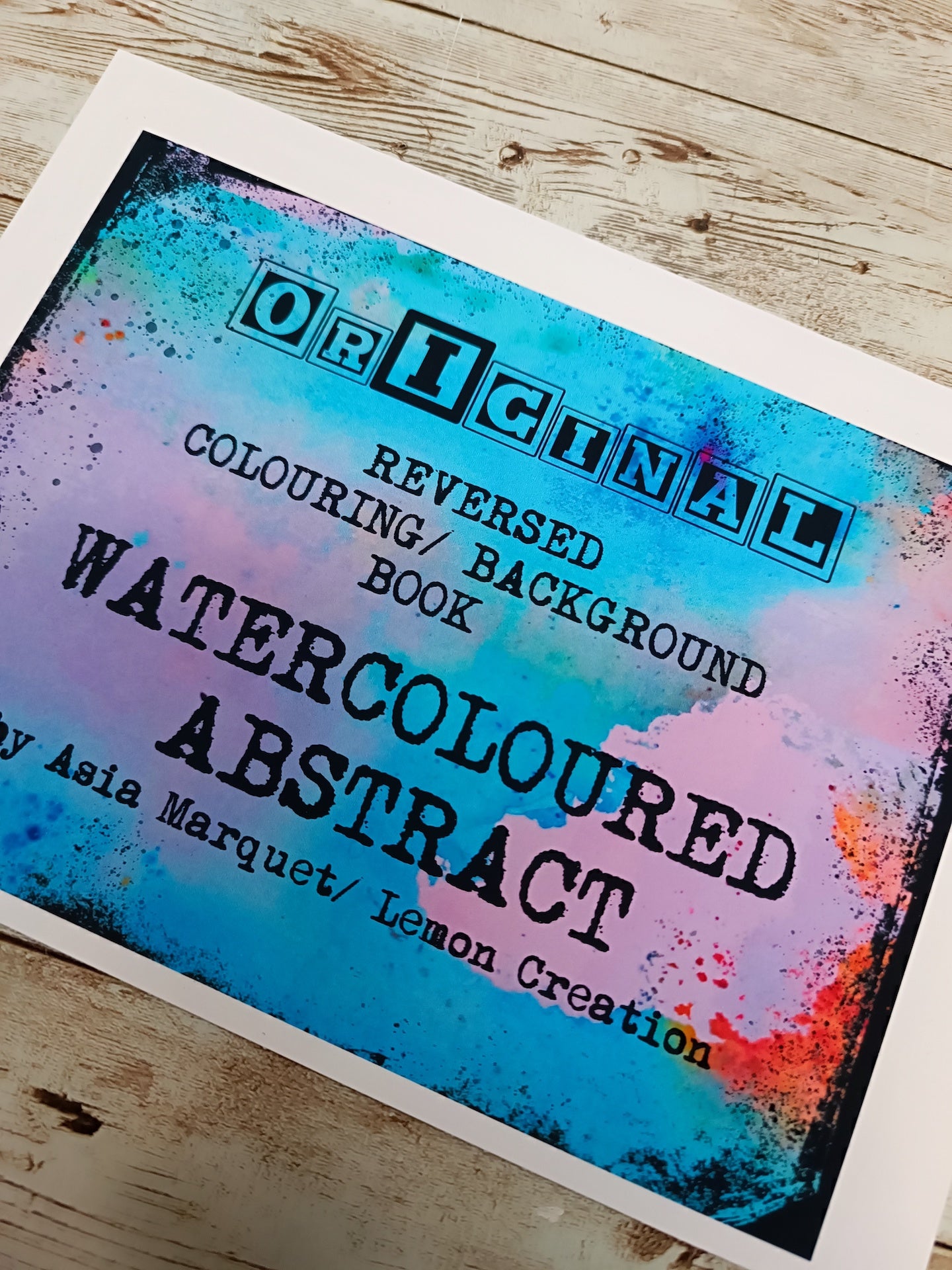 Digital Download File- Reversed Colouring Book- LEARN THE DOODLE