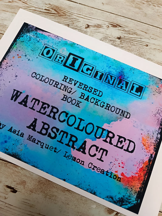 Digital Download File- Reversed Colouring Book- LEARN THE DOODLE