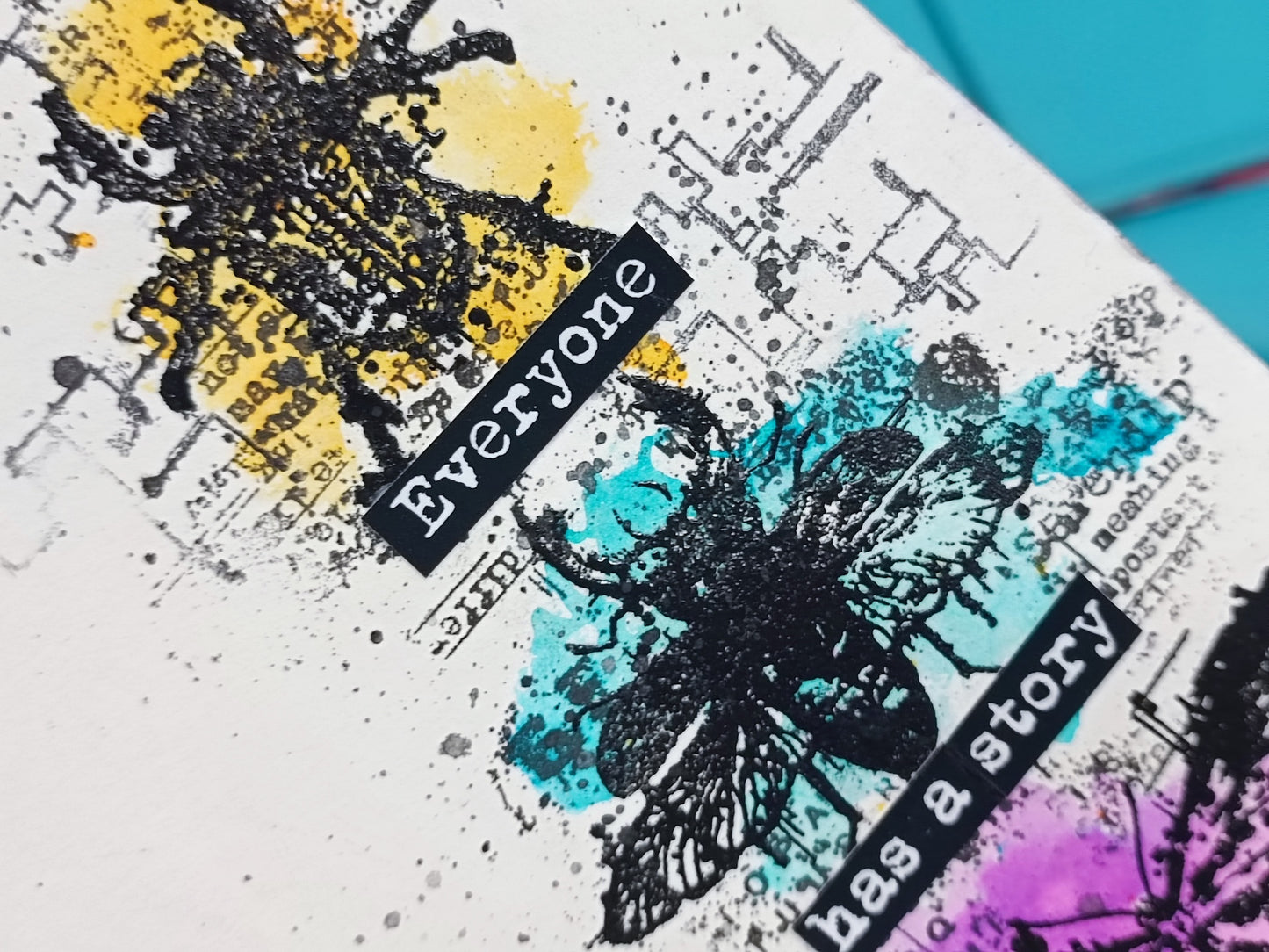Set of photopolymer stamps- YOU BUG ME
